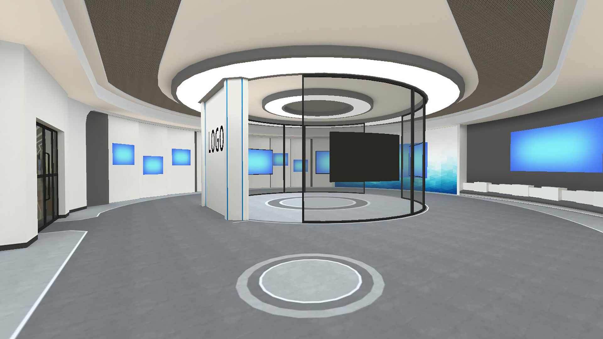 顯示器展廳模板